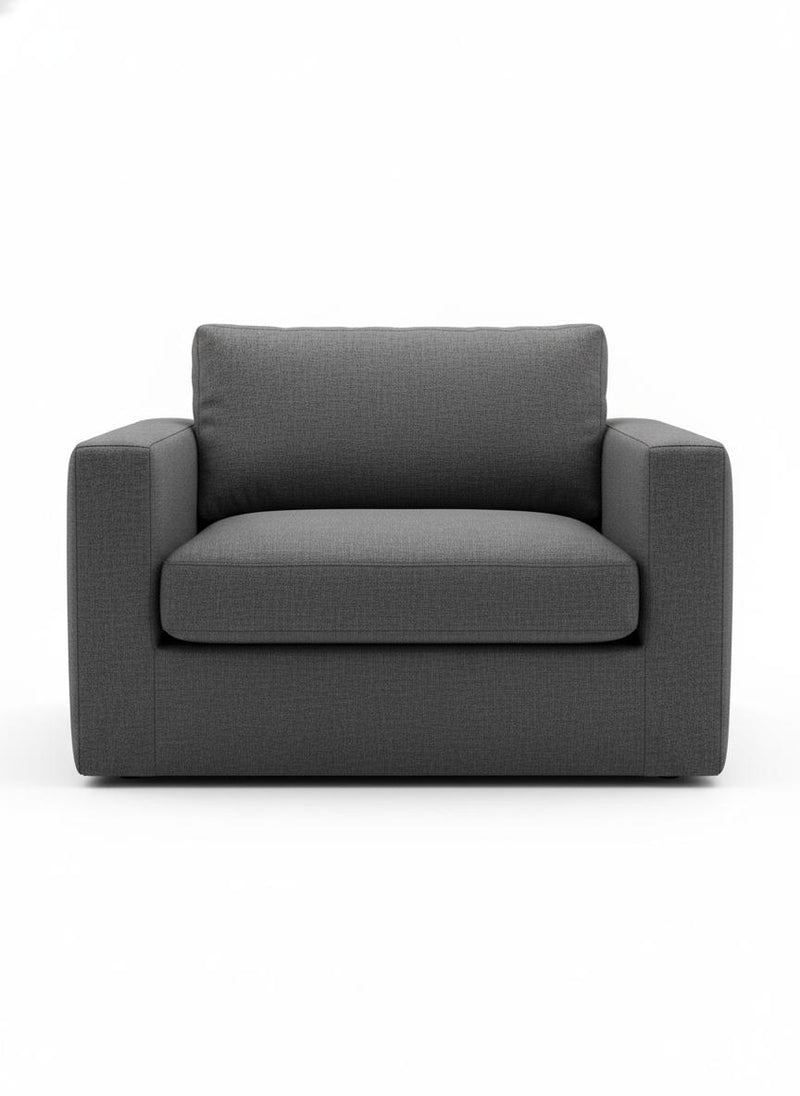 Square Base Padded Armchair