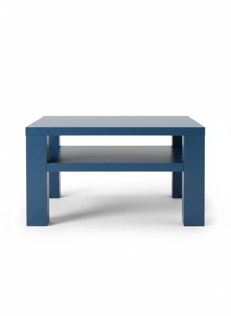 Square Tiered Wood Coffee Table
