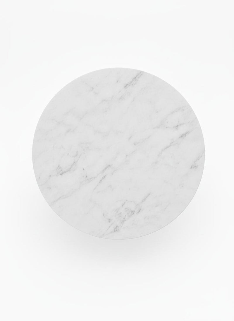 Round Stone Top Coffee Table