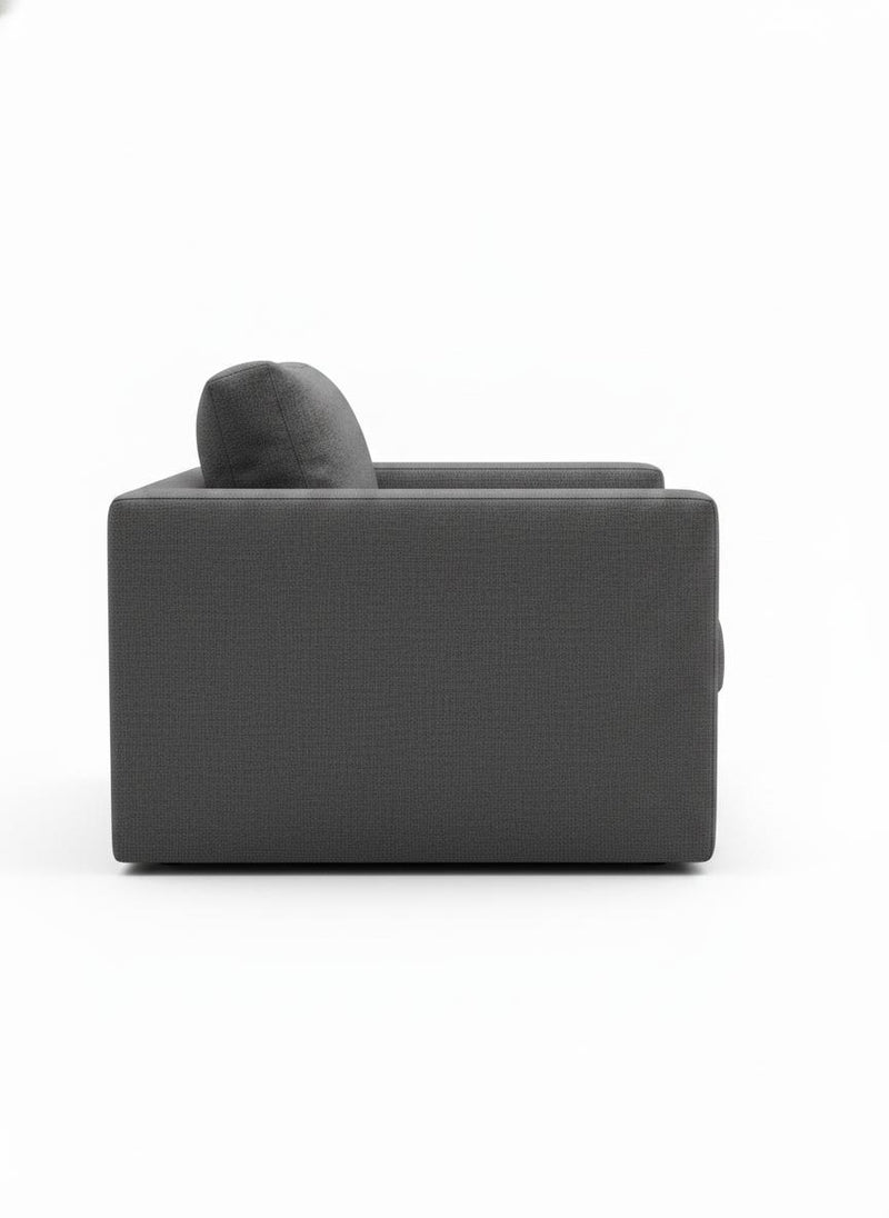 Square Base Padded Armchair