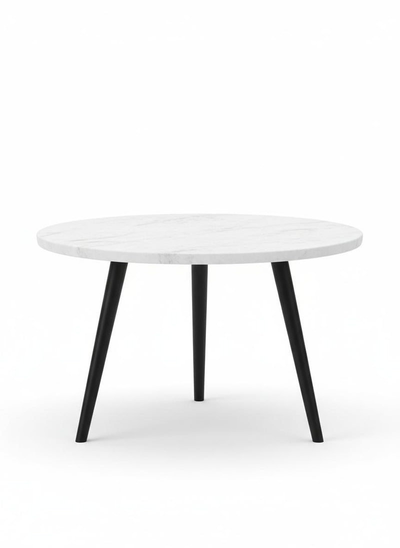 Round Stone Top Coffee Table